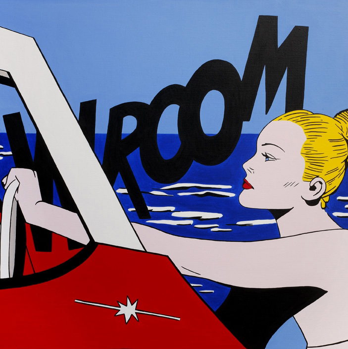 SeaSexSun_carre_site caroline dechamby painting oil on canvas sea sex sun